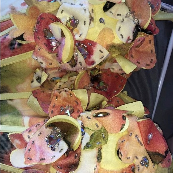 Flower Ballgown Prom Dress - Picture 3 of 5